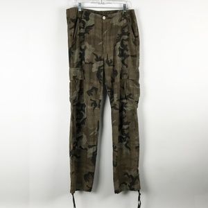 Alpha Industries Brown Camo Jet Cargo Pants 33